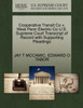 Cooperative Transit Co v. West Penn Electric Co U.S. Supreme Court Transcript of Record with Supporting Pleadings