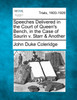 Speeches Delivered in the Court of Queen's Bench, in the Case of Saurin v. Starr & Another
