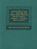 Anuário Para O Ano De ... Publicado Pelo Observatório Nacional Rio De Janeiro, Volume 2