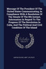 Message Of The President Of The United States Communicating, In Compliance With A Resolution Of The Senate Of The 8th Instant, Information In Regard To The Progress Of The Revolution In Cuba, And The Political And Civil Condition Of The Island
