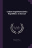 Codice Degli Statuti Della Repubblica Di Sassari