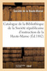 Catalogue de la Bibliothèque de la Société républicaine d'instruction de la Haute-Marne