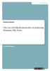 The Use of Folk-Hermeneutics in Analysing Dramatic Play Texts