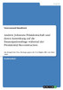 Andrew Johnsons Präsidentschaft und deren Auswirkung auf die Emanzipationsfrage während der Presidential Reconstruction