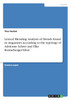 Lexical Blending. Analysis of blends found in magazines according to the typology of Adrienne Lehrer and Elke Ronneberger-Sibol