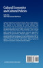 Cultural Economics And Cultural Policies