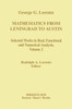 Mathematics from Leningrad to Austin