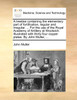 A treatise containing the elementary part of fortification, regular and irregular. ... For the use of the Royal Academy of Artillery at Woolwich. Illustrated with thirty-four copper plates. By John Muller, ...