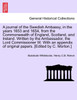 A journal of the Swedish Ambassy, in the years 1653 and 1654, from the Commonwealth of England, Scotland, and Ireland. Written by the Ambassador, the Lord Commissioner W. With an appendix of original papers. [Edited by C. Morton.]
