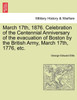 March 17th, 1876. Celebration of the Centennial Anniversary of the evacuation of Boston by the British Army, March 17th, 1776, etc.