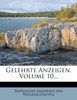 Gelehrte Anzeigen, Volume 10...
