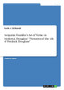Benjamin Franklin's Art of Virtue in Frederick Douglass' "Narrative of the Life of Fredrick Douglass"