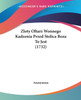 Zloty Oltarz Wonnego Kadzenia Przed Stolica Boza To Jest (1732)