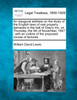 An inaugural address on the study of the English laws of real property