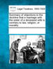 Summary of objections to the doctrine that a marriage with the sister of a deceased wife is contrary to law, religion, or morality.