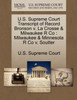 U.S. Supreme Court Transcript of Record Bronson v. La Crosse & Milwaukee R Co