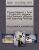 Preston (Howard) v. Tyner (Phyllis) U.S. Supreme Court Transcript of Record with Supporting Pleadings