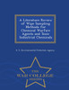 A Literature Review of Wipe Sampling Methods for Chemical Warfare Agents and Toxic Industrial Chemicals - War College Series
