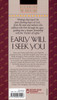 Early Will I Seek You