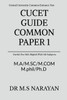 CUCET GUIDE COMMON PAPER 1
