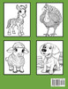 Farm Animals Coloring Book For Kids