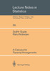 A Calculus for Factorial Arrangements