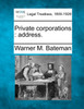 Private corporations