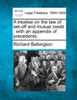 A treatise on the law of set-off and mutual credit