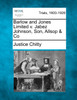 Barlow and Jones Limited v. Jabez Johnson, Son, Allsop & Co
