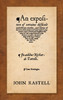 An Exposition of Certaine Difficult and Obscure Wordes, and Termes of the Lawes of this Realme