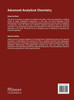 Advanced Analytical Chemistry