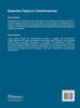Essential Topics in Combinatorics