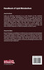 Handbook of Lipid Metabolism