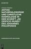 Antike Naturphilosophie und christliche Kosmologie in der Schrift "de opificio mundi" des Johannes Philoponos
