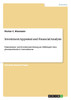 Investment Appraisal and Financial Analysis