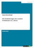 Die Veränderungen der sozialen Verhältnisse im 3. Reich