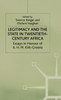 Legitimacy and the State in Twentieth-Century Africa