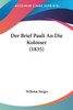 Der Brief Pauli An Die Kolosser (1835)