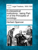 Ecclesiastical institutions