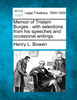 Memoir of Tristam Burges
