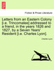 Letters from an Eastern Colony [i.e. Trincomalee] addressed to a friend, in the years 1826 and 1827, by a Seven Years' Resident [i.e. Charles Lyon].