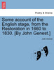 Some account of the English stage, from the Restoration in 1660 to 1830. [By John Genest.] VOL I.