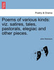 Poems of various kinds