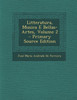 Litteratura, Musica E Bellas-Artes, Volume 2 - Primary Source Edition