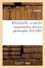 Polichinel, ex-roi des marionnettes, devenu philosophe