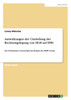 Auswirkungen der Umstellung der Rechnungslegung von HGB auf IFRS