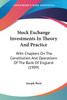 Stock Exchange Investments In Theory And Practice