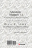 Questions Matthew 7.1