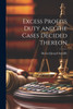 Excess Profits Duty and the Cases Decided Thereon