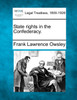 State rights in the Confederacy.
